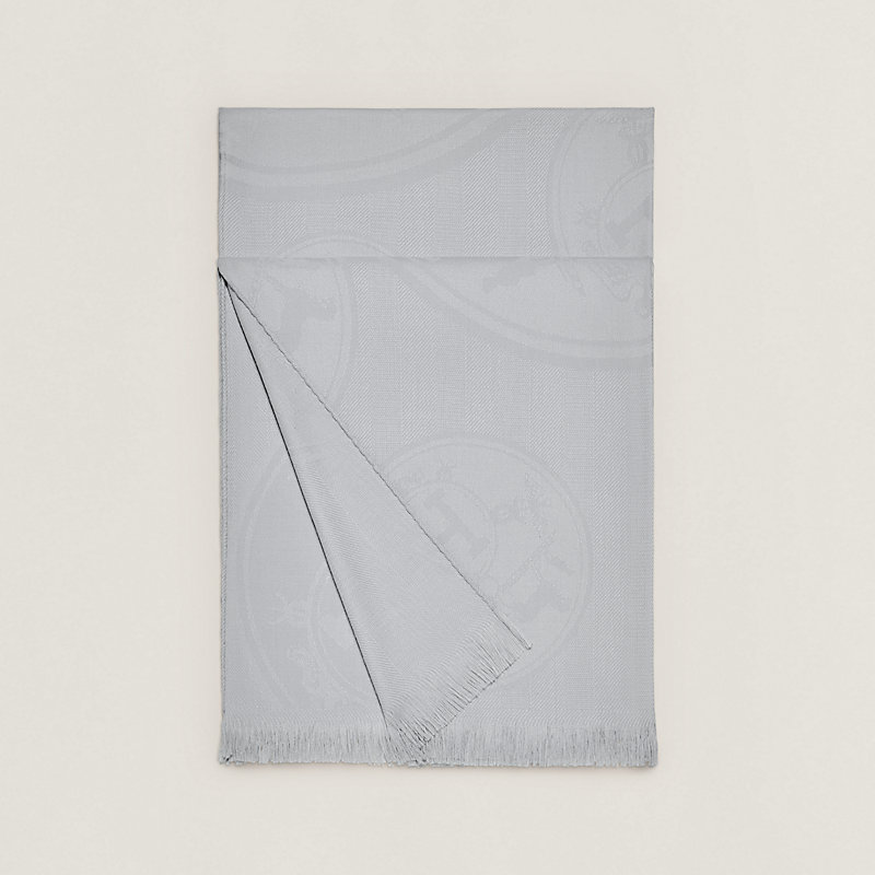 ❤お得なお品❤ニューリブリス カシシル ホワイト ストール エルメス 箱付き ストール 《ニュー・リブリス》 | Hermès - エルメス-公式サイト